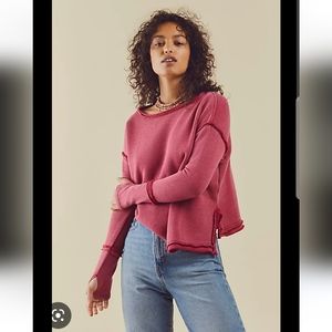 Free People - Addy Sweatshirt Sizs XS